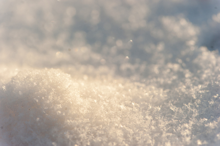Winter christmas background with shiny snowの写真素材