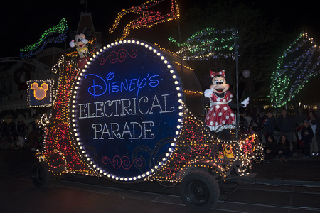 Disney Electrical Parade, Magic Kingdom, Orlando, Florida, USA - October 24th, 2015のeditorial素材