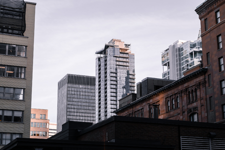 Montreal skyscrapper buildingsの写真素材