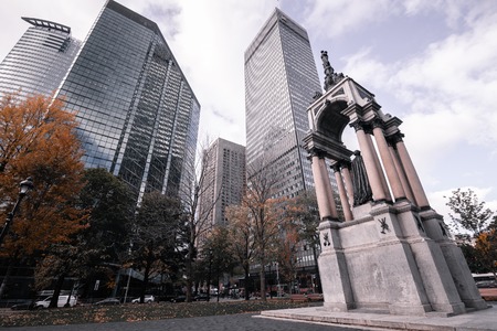 Fall is in the parkの写真素材