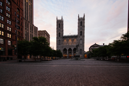 Basilica of Notre-Dameの写真素材