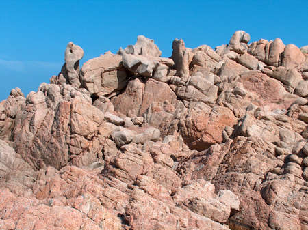 strange rocky cliffの写真素材