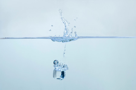 iced and waterの写真素材