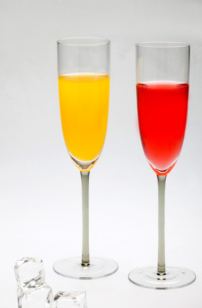 variety of drinks on the tableの写真素材
