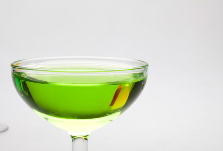 Beverages pouring into the glassの写真素材