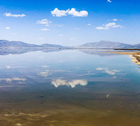 The lakes natural scenery in Qinghai Province