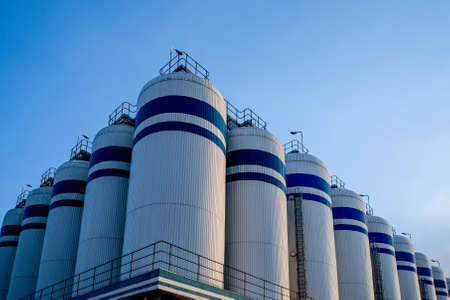 An exterior view of a beer factory in Phoenix under the sunのeditorial素材