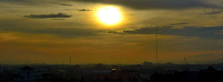 city mornig sunriseの写真素材