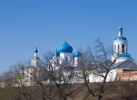 Old orthodoxy temple is in Bogolyubovo from Russiaの写真素材