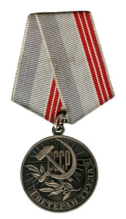 Soviet medal for work の写真素材
