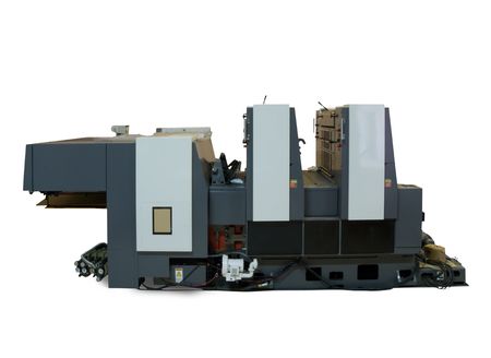 The offset two-section printed machine.の写真素材