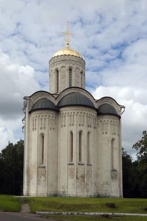Dmitrievskiy cathedral in Vladimir  12-th centuryの写真素材