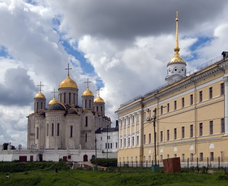 Assumption cathedral in Vladimir, Build in 1192 by the Big Nestの写真素材