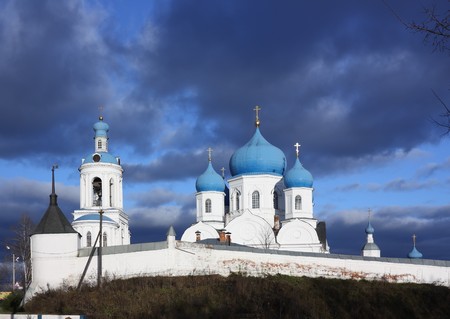 House of Bogolyubskaya Theotokos in authumn. Bogolubovo の写真素材