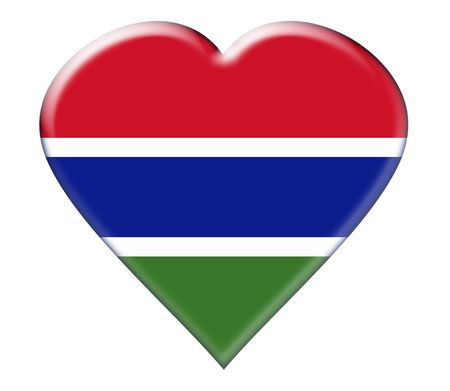 Icon of Gambia. Illustration over white backgroundの写真素材
