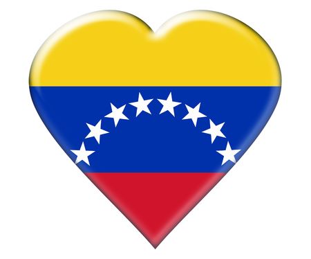 Icon of Venezuela. Illustration over white backgroundの写真素材
