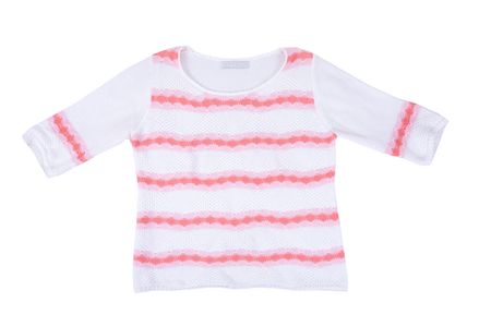  striped jumper.の写真素材