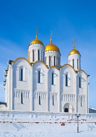  Assumption cathedral at Vladimir in winter, Russia の写真素材