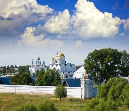 Pokrovskiy monastery in Suzdal in summer. Russia の写真素材
