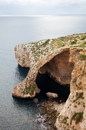 View of Blue Grotto (Malta, Maltese islands)の写真素材