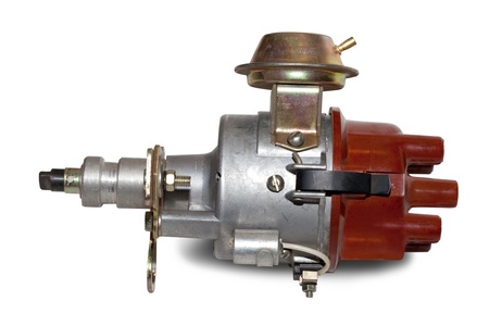 autotrembler. Isolated on white with clipping pathの写真素材