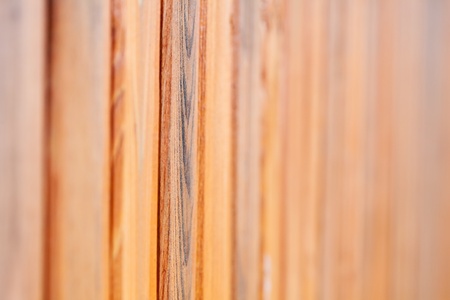 Fence from wooden boards. Shallow DOFの写真素材