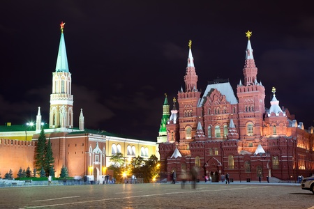Kind to the  Red Square in night. Moscow, Russiaの写真素材