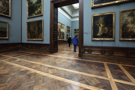 DRESDEN, GERMANY - NOVEMBER 18: Old Masters Picture Gallery  in November 18, 2011 in Dresden,...