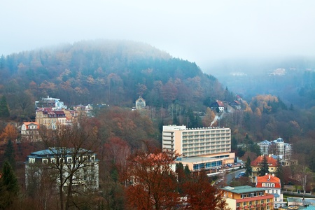 View of Karlovy Vary. Czech Republic の写真素材