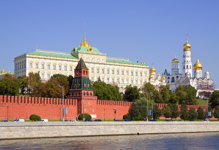 Kind to the Moscow Kremlin  and   Moskva Riverのeditorial素材