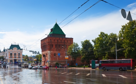 Kremlin at Nizhny Novgorod in summer. Russiaのeditorial素材