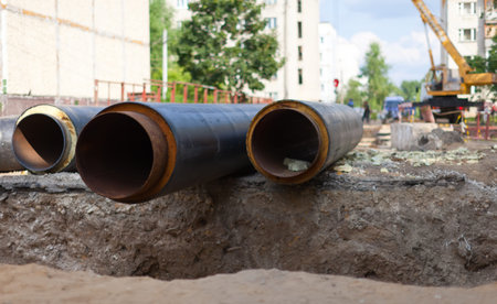 repair of urban water and sanitation systems at residential area of Vladimir