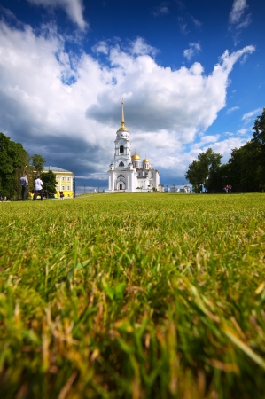 Assumption cathedral  at Vladimir in summer. Russiaの写真素材