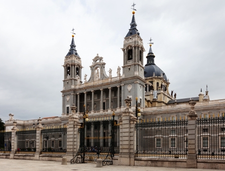  Almudena  cathedral in Madrid. Spainの写真素材