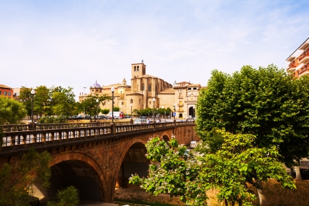 SOLSONA, CATALONIA - JULY 3: View of Solsona in July 3, 2013 in Solsona, Catalonia. 
Town is capital of comarca of Solsones, Lleida province.  Population: 9219 (2010 Census)のeditorial素材