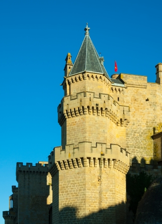  photo of  medieval castle. Olite, Navarre のeditorial素材