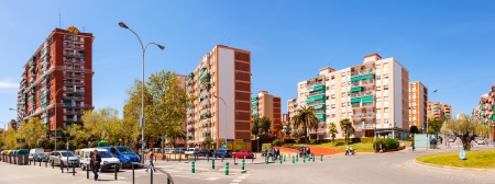 BARCELONA, SPAIN - APRIL 13  panorama of La Salut district of Badalona in April 13, 2013 in Barcelona, Spain  City was founded by the Romans in the 3rd century BC   Population  220,977  2012 Census のeditorial素材