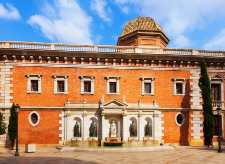 Plaza colegio del patriarca in Valencia. Spainのeditorial素材
