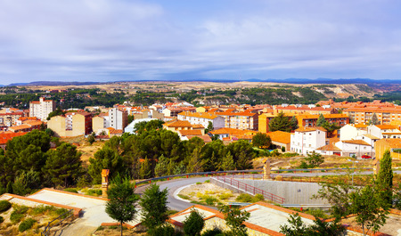 Panoramic view of Teruel. Spainの写真素材