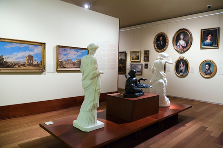 SAN SEBASTIAN, SPAIN - NOVEMBER 5, 2014: Exhibits of San Telmo Museum in San Sebastianのeditorial素材