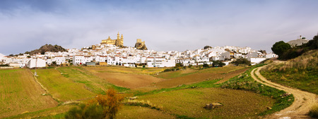 General vew of   spanish town.  Olvera,   Spainの写真素材