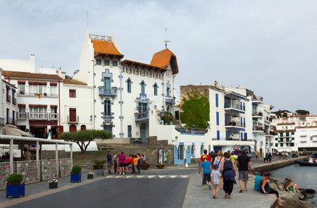 CADAQUES, SPAIN - MAY 14, 2015: Blue House (Casa Blava). Cadaques