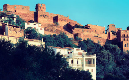 Castle of Villafames town in  Spain