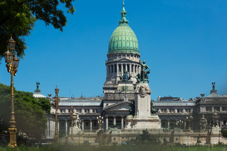 Building of National Congress of Argentina, Congress Square, Buenos Aires. Argentina, South America