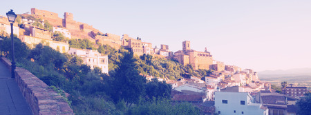 view of Villafames, Spanish town in Valencia at daytimeの写真素材