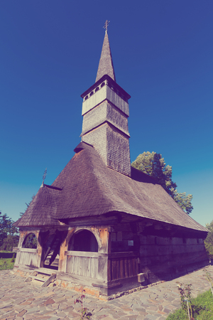 Traditional wooden church in Remetea Chioarului vilage, Maramures, Romania
のeditorial素材