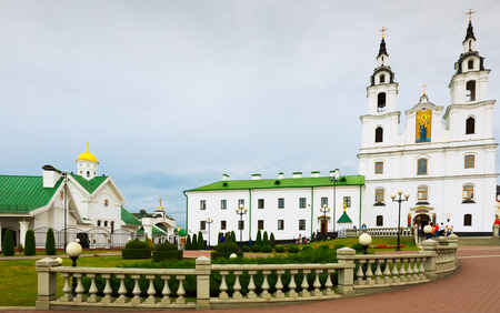 MINSK, BELARUS - SEPTEMBER 03, 2016: Cathedral of the Holy Spirit. Minsk, Belarusのeditorial素材