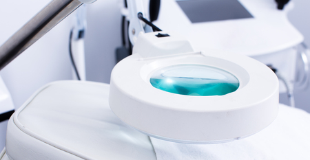 Modern devices for performing professional cosmetological treatments in beautician officeの写真素材