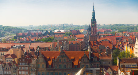 Image of landscape of Gdansk in the Poland.