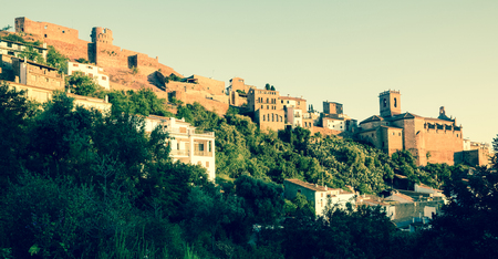 Villafames town in summer. Valenciaのeditorial素材